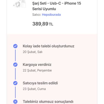 Hepsiburada Bozuk Ürün İadesi Almıyor