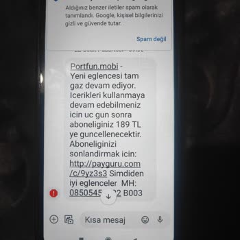 Portfun.mobi Aylardır Bilmediğim Bir Üyelik Tarafından Dolandırılmışım
