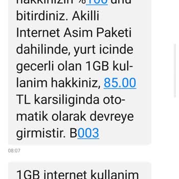 Vodafone Yüksek Fatura Şoku: Beklenmedik Ücretlendirme