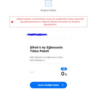 Digiturk Tod Ziraat Kodunu Kabul Etmiyor