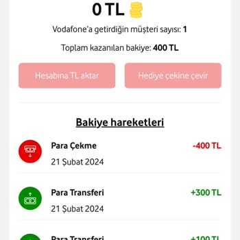 Vodafone Link At Kazan Param Silindi