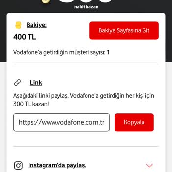 Vodafone Link At Kazan Param Silindi