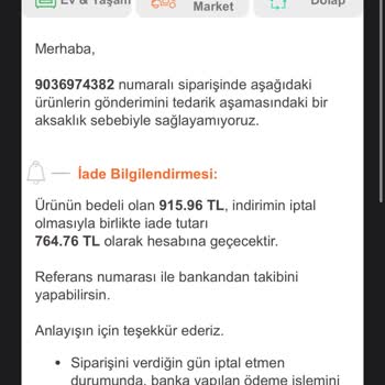 Trendyol Müşteri İzni Ve Bilgisi Olmadan İptal Yapıyor