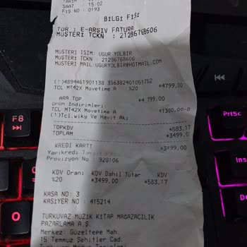 KVK Garantili TCL Saat Ve KVK Garantisi Sorunu Pişmanlığı