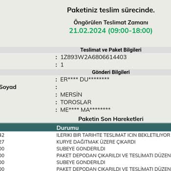 UPS Firması Kargomu Teslim Etmiyor