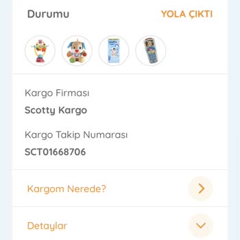 Scotty Teslim Edilmeyen Ürünler