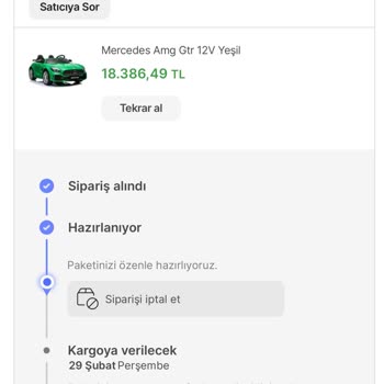 Ebebek Siparişimi İptal Etmiyor