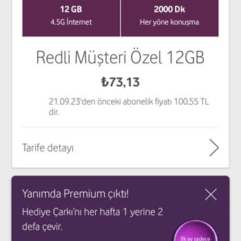 Vodafone Keyfi Fiyat Uygulaması