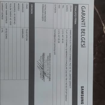 Samsung Garanti Süresini Kabul Etmedi, Ürünü Onarmadı, Ücreti Aldı