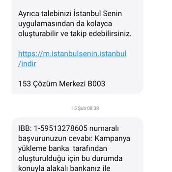BELBİM (İstanbulkart) Sorunumun Çözülmesini İstiyorum