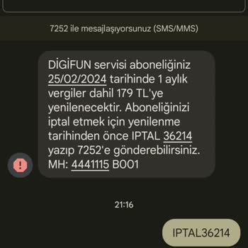Digifun Haberim Olmadan Üyelik Yaptırılmış