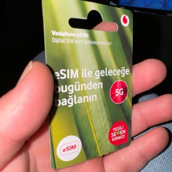 Vodafone E Sim Aktivasyon