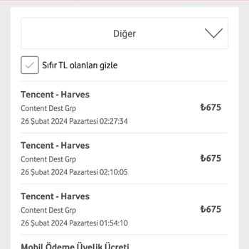 Vodafone Ödeme Sistemi Hattıma Ödeme Yansıtılması