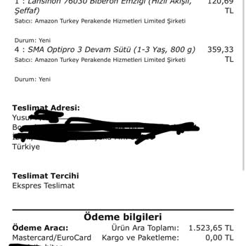 Amazon.com.tr Haksız Yere Siparişimi İptal Etti