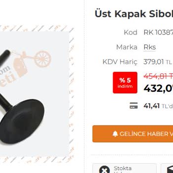 RKS Motor RKS Parça Tedarik Sorunu