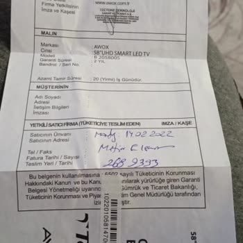 Awoks TV 1 Ay Oldu Servisten Gelmedi