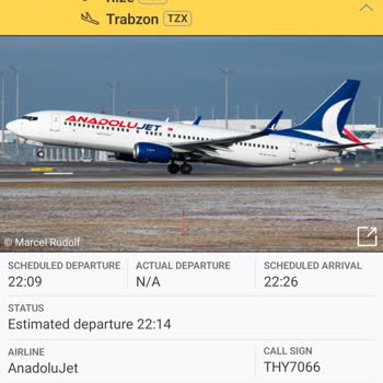 Anadolu Jet Ankara Trabzon Uçuşunda Yaşanan Garip Olay