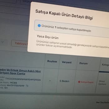 Trendyol Mağazamı Uyarı Vermeden Satışa Kapattı