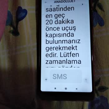 Anadolu Jet Ben Zamana Riayet Edeceksem Sizde Etmelisiniz.