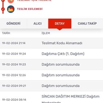 Kargomsende Teslimat Sorunu Çözümsüz