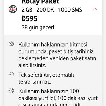 Vodafone... Şikayet İnternet