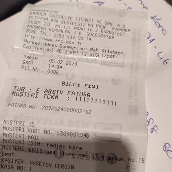 Karaca Züccaciye Karaca Nakit Paramı İade Vermedi.