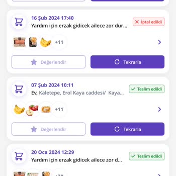 Getir Ücretimi İade Edin