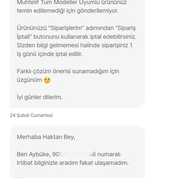 Hepsiburada.com Siparişlerimi Göndermiyor