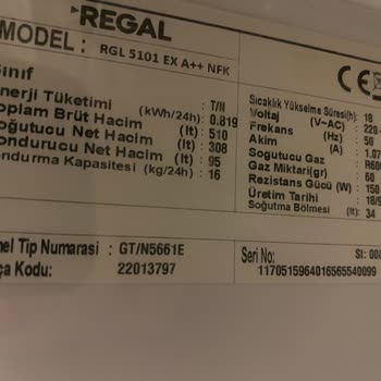 Regal 5101ex Buzdolabı Gövde Gaz Kaçağı Arızası