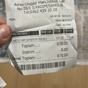 Meydanpark AVM Samsun Şubeden Şikayetçiyim!