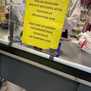 Meydanpark AVM Samsun Şubeden Şikayetçiyim!