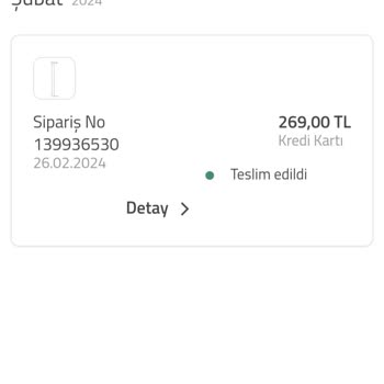 Civil Teslim Edilmeyen Ürün