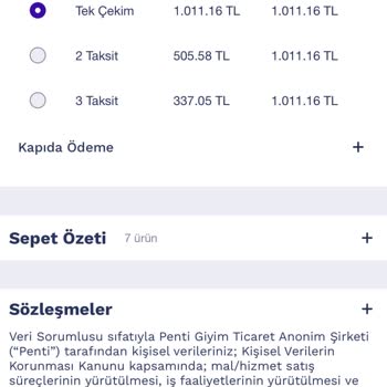 Penti Sipariş Oluşturulamıyor Sorun
