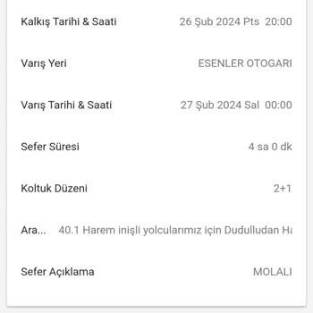 Villa Turizm Ve Lakayıt Şoför Ve Muavini
