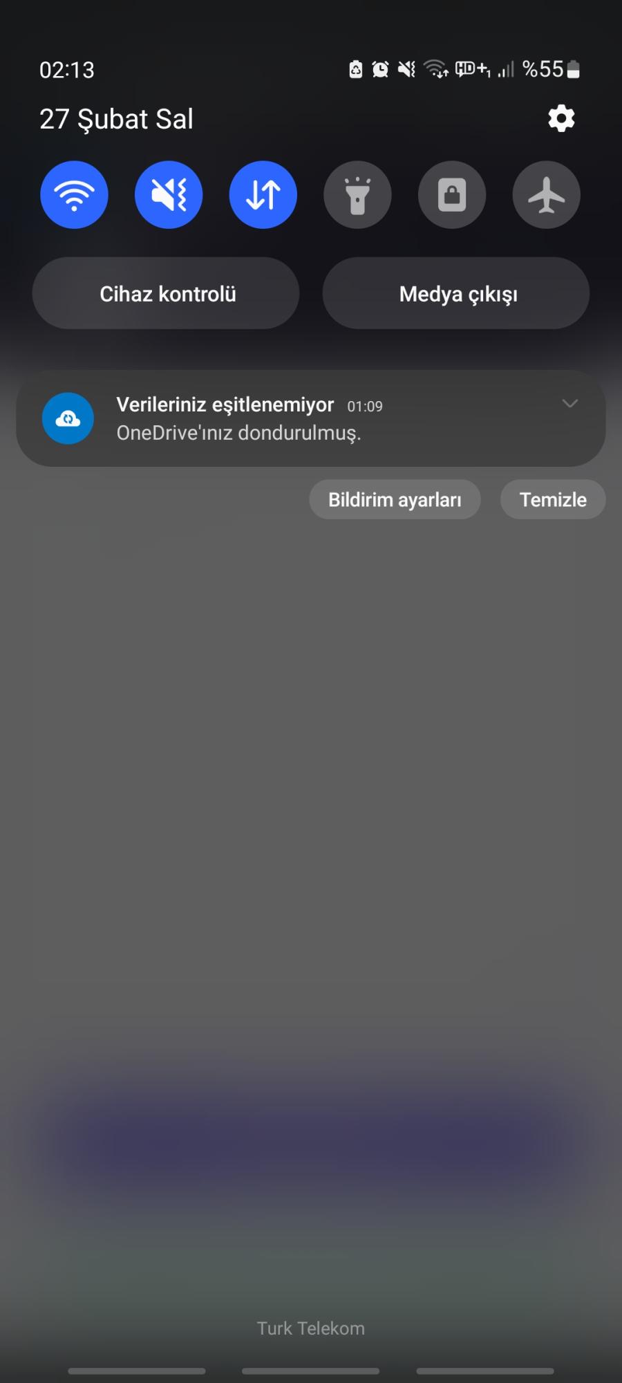 Samsung Telefon Samsung One Drive Bildirim Kapatılmıyor - Şikayetvar