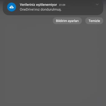 Samsung Telefon Samsung One Drive Bildirim Kapatılmıyor