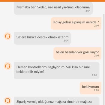 Trendyol Asistanı İlgisizliği Egosu Ve Siparişi İptal Etmesi