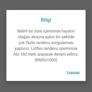 MHRS Sistemi Sık Randevu Sorgulama Hatası Ve Kullanamamak