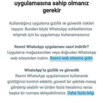 WhatsApp'a Giriş Yapamıyorum