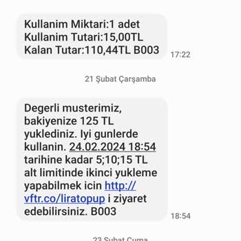Vodafone Paket Yükleme Sorunu