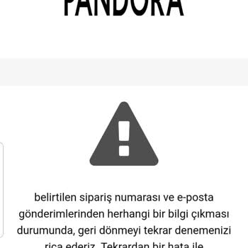 Pandora Mücevher Pandora'da İade Sorunu
