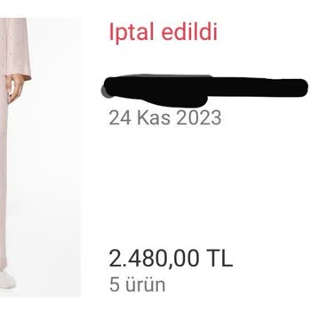 İnditex Inditex Alışveriş HATASI-OTOMATİK İptal