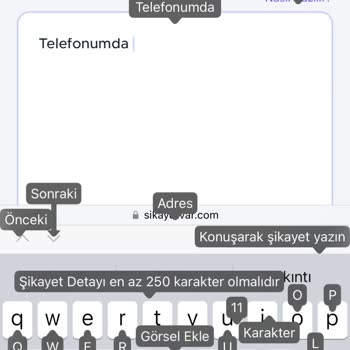 iPhone Da Önüme Yazılar Çıkıyor