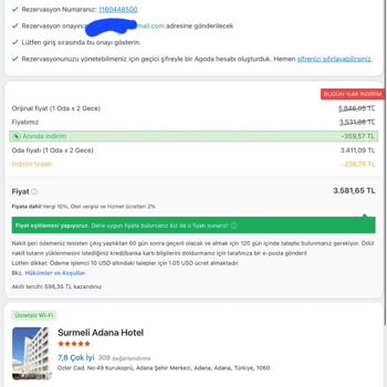 Agoda.com  Bankadan Fazla Para Çekmesi Ve Türkçe Konuşan Desteği Olmaması