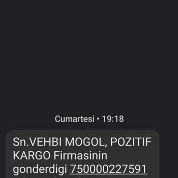 Pozitif Kargo Şikayeti İzmir Karşıyaka