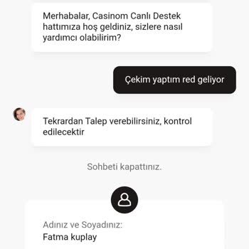 Casinom Paramı Alamadım Kapandı