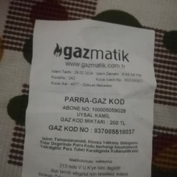 Gazmatikte Yatırılan 200 TL İade Edilmedi