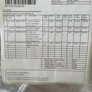 Hepsiburada Eksik Ve Yanlış Ürün