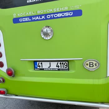 İETT - İstanbul Elektrik Tramvay Tünel Kocaeli Otobüsleri Denetlenmiyor