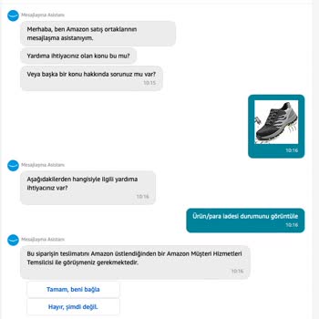 Amazon Kargoda Kaybolan Siparişin Geri Ödemesi Yapılmıyor. İletişim Yok.